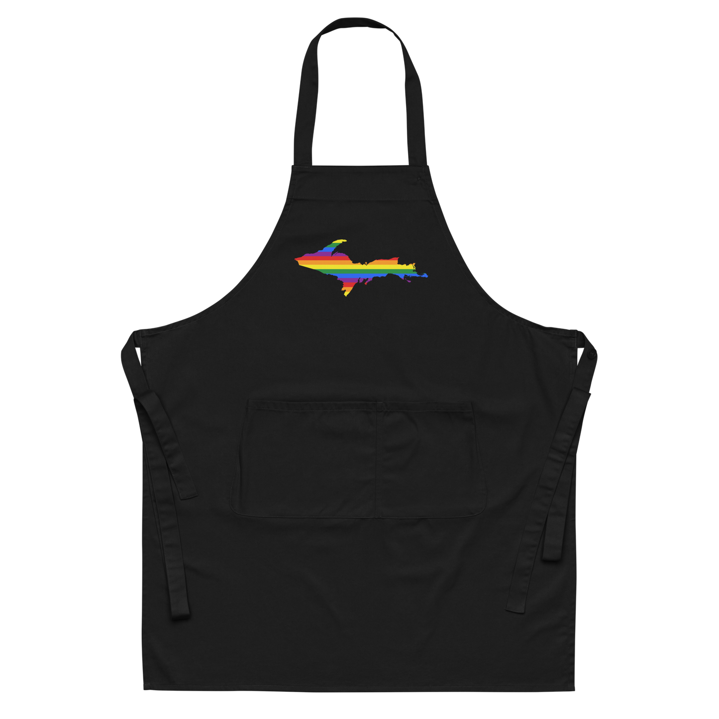 Michigan Upper Peninsula Apron (w/ UP Pride Flag Outline)