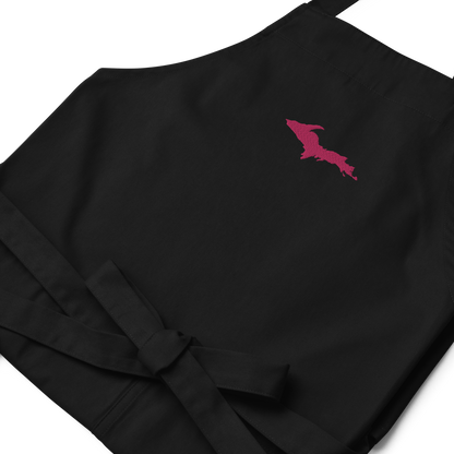 Michigan Upper Peninsula Apron (w/ Pink UP Outline)