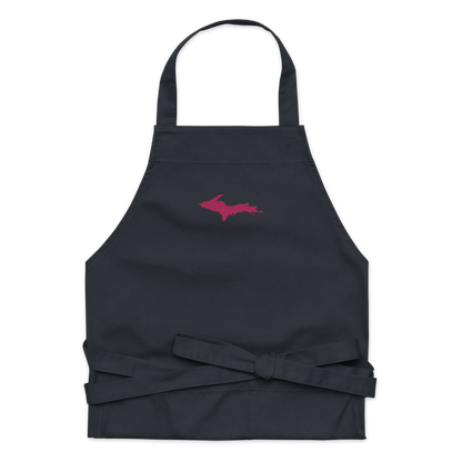 Michigan Upper Peninsula Apron (w/ Pink UP Outline)