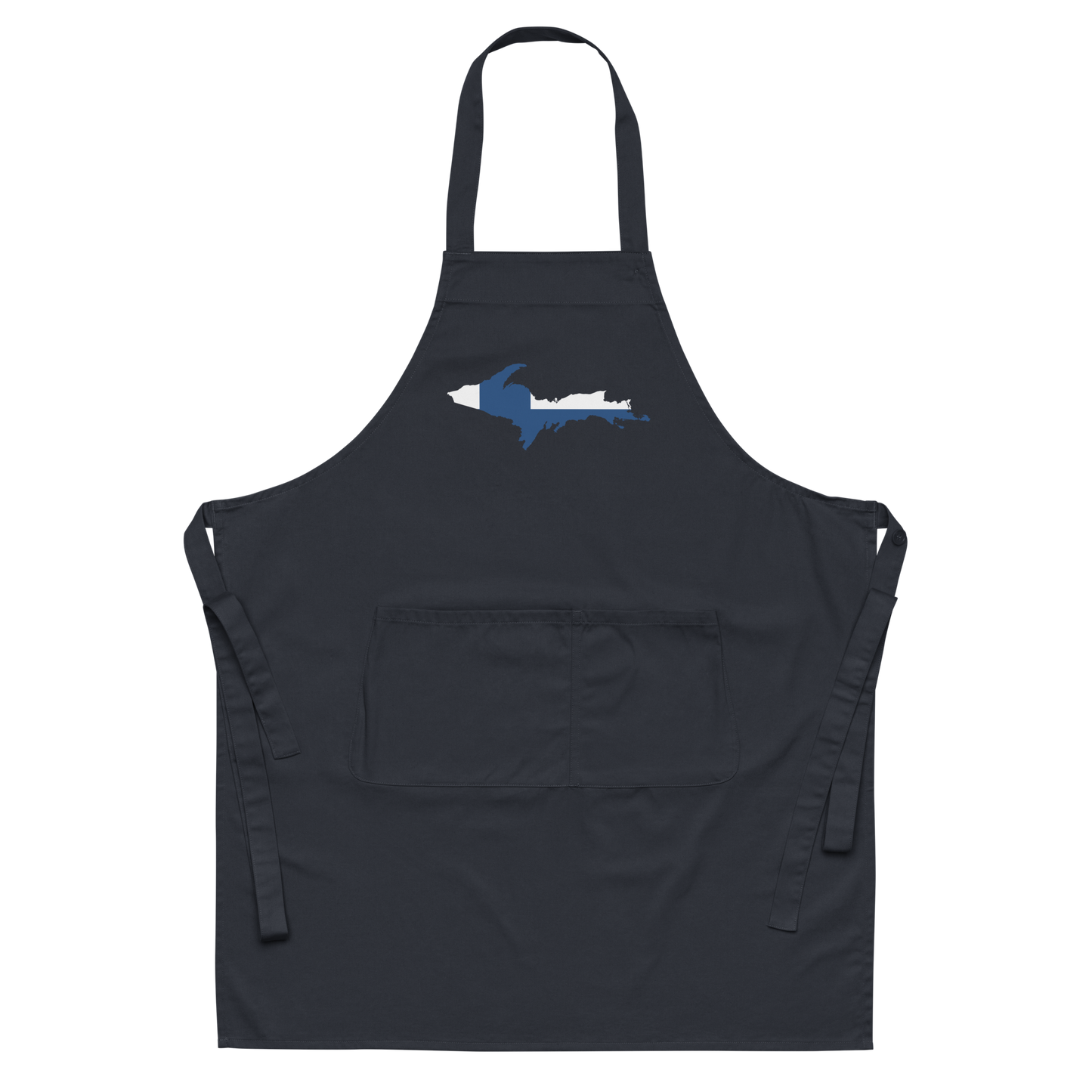 Michigan Upper Peninsula Apron (w/ UP Finland Flag Outline)