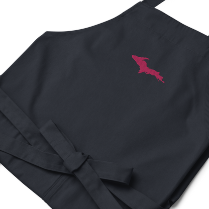 Michigan Upper Peninsula Apron (w/ Pink UP Outline)