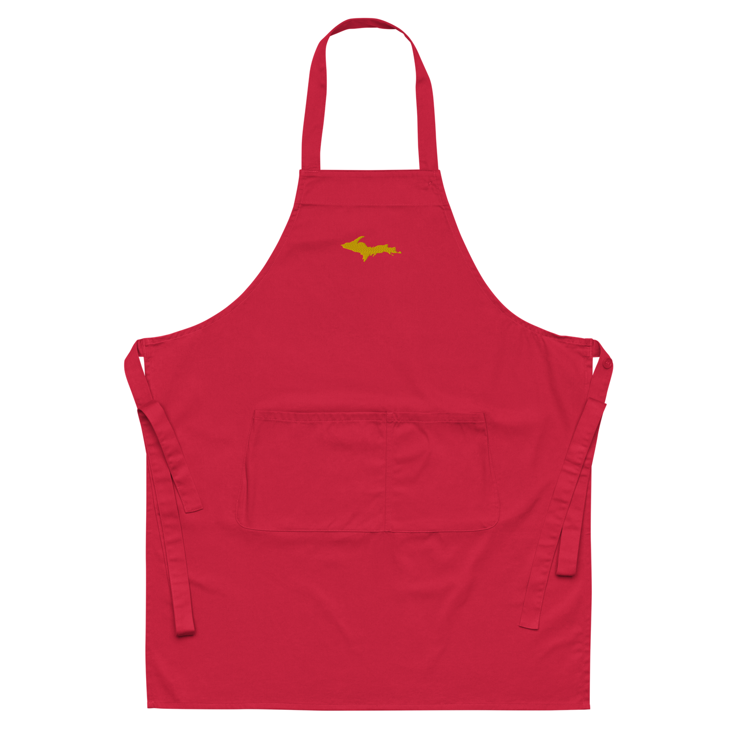 Michigan Upper Peninsula Apron (w/ Gold UP Outline)