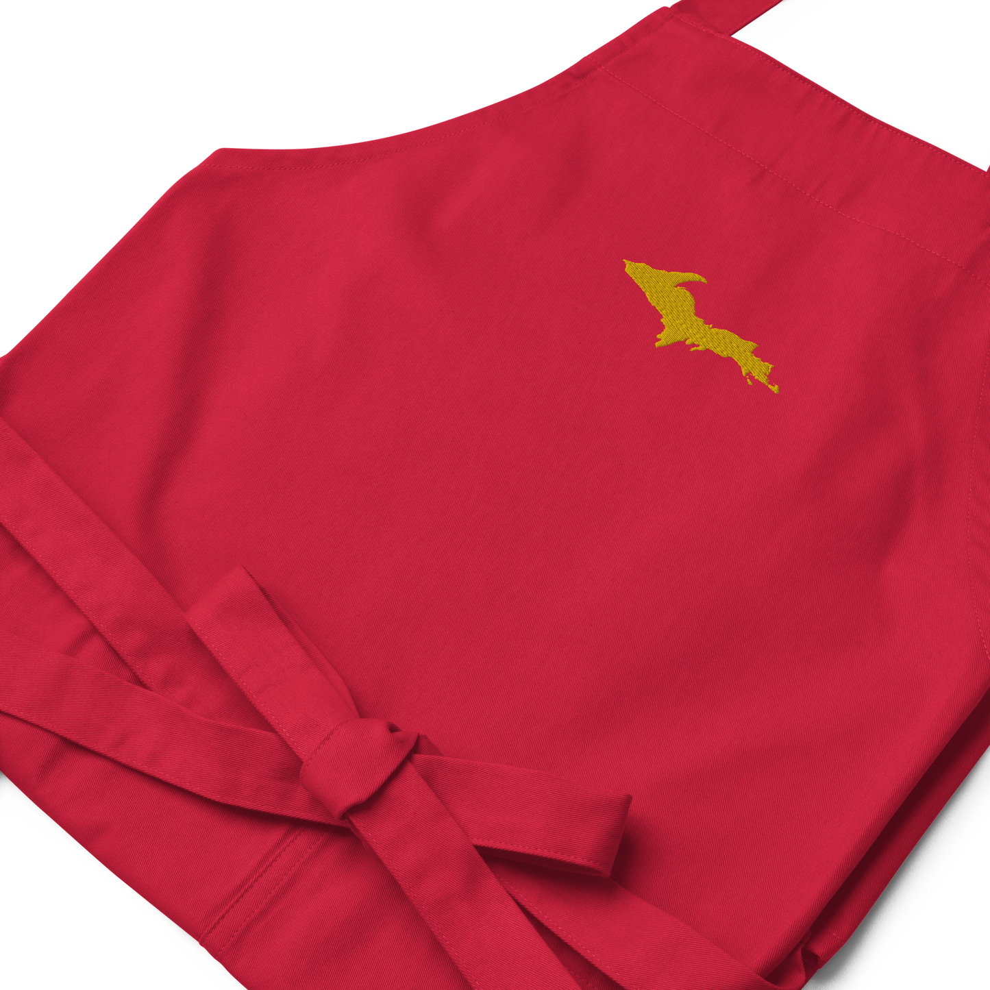 Michigan Upper Peninsula Apron (w/ Gold UP Outline)