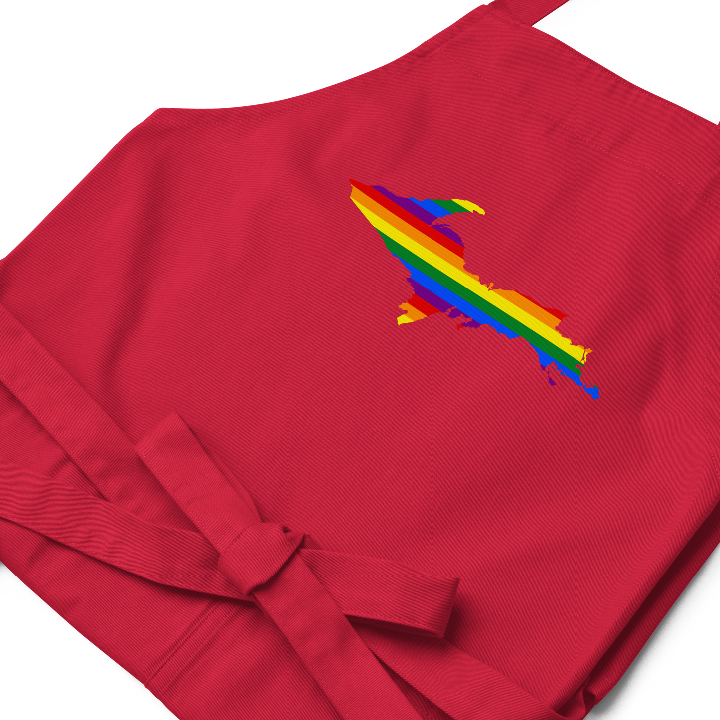 Michigan Upper Peninsula Apron (w/ UP Pride Flag Outline)