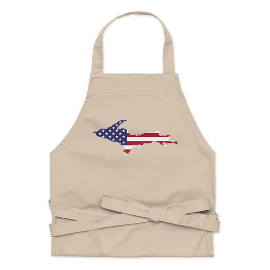 Michigan Upper Peninsula Apron (w/ UP USA Flag Outline)