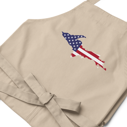 Michigan Upper Peninsula Apron (w/ UP USA Flag Outline)