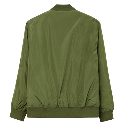 Michigan Upper Peninsula Bomber Jacket (w/ Gold UP Outline)