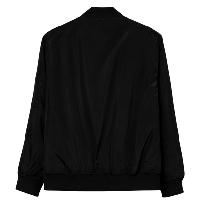 Michigan Upper Peninsula Bomber Jacket (w/ Azure UP Outline)