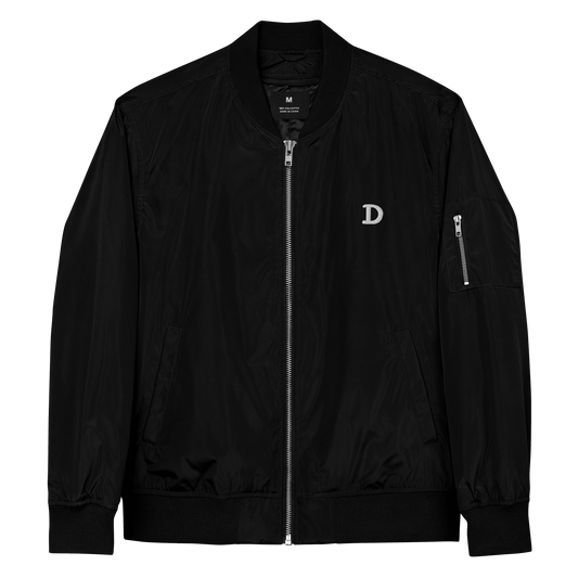 Detroit 'Old French D' Recycled Bomber Jacket - Circumspice Michigan