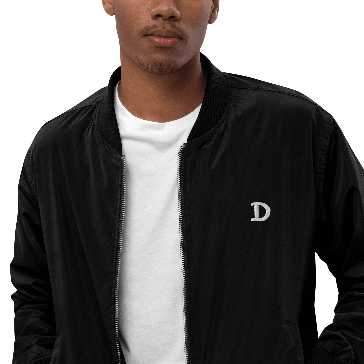 Detroit 'Old French D' Recycled Bomber Jacket - Circumspice Michigan