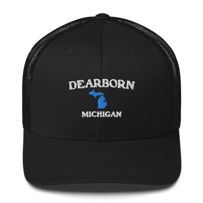 'Dearborn Michigan' Trucker Hat (w/ Michigan Outline)