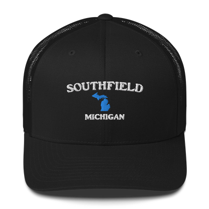 'Southfield Michigan' Trucker Hat (w/ Michigan Outline)