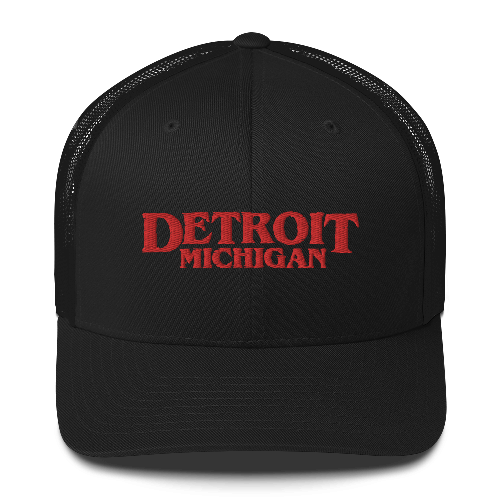 'Detroit Michigan' Trucker Hat (1980s Drama Parody)