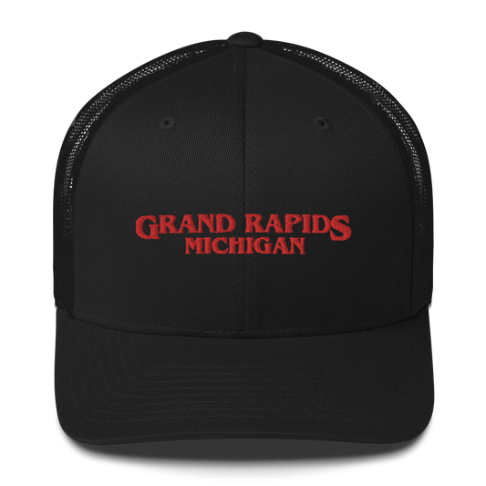 'Grand Rapids Michigan' Trucker Hat (1980s Drama Parody)