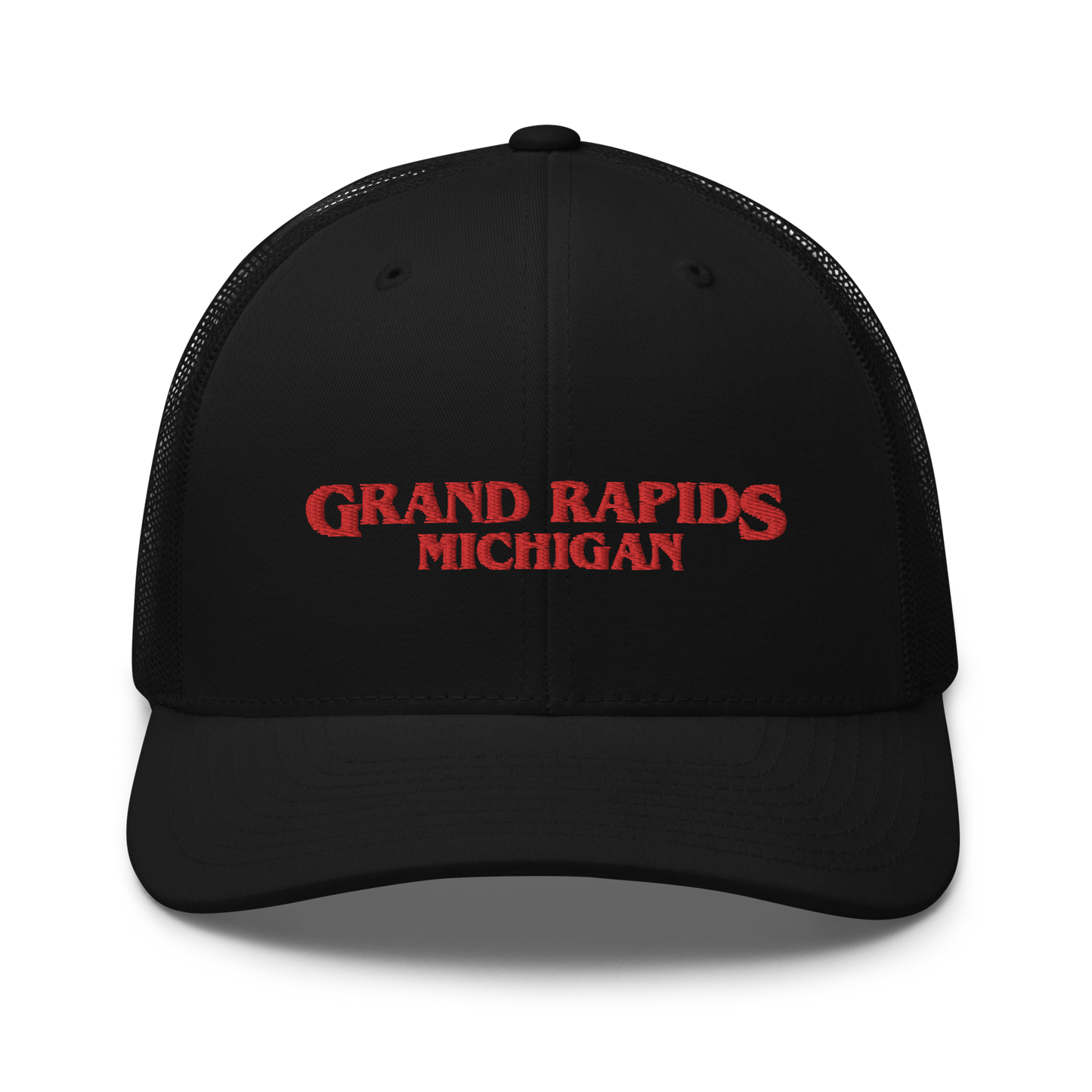 'Grand Rapids Michigan' Trucker Hat (1980s Drama Parody)