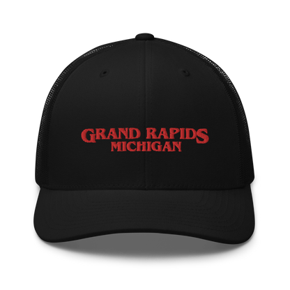 'Grand Rapids Michigan' Trucker Hat (1980s Drama Parody)