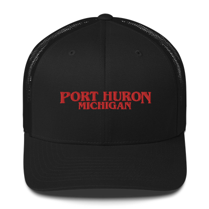 'Port Huron Michigan' Trucker Hat (1980s Drama Parody)