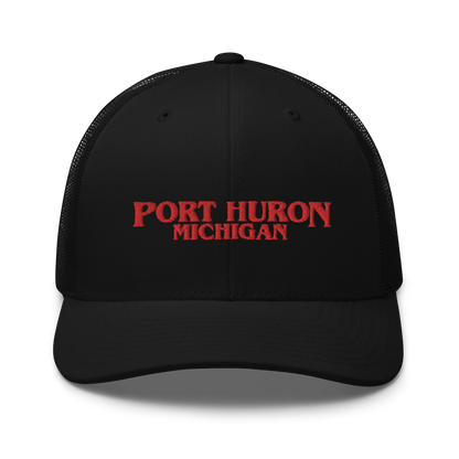 'Port Huron Michigan' Trucker Hat (1980s Drama Parody)