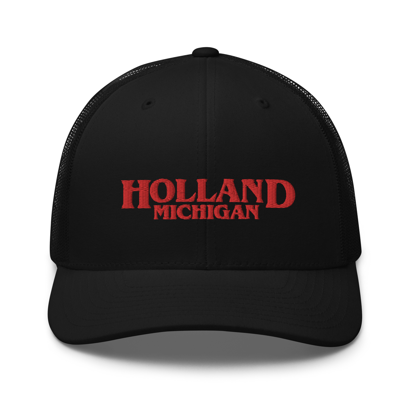 'Holland Michigan' Trucker Hat (1980s Drama Parody)