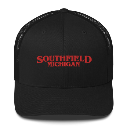 'Southfield Michigan' Trucker Hat (1980s Drama Parody)