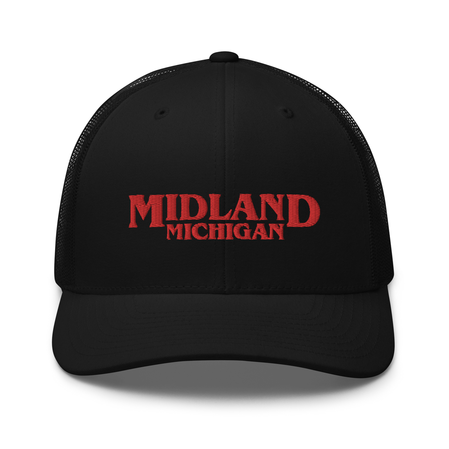 'Midland Michigan' Trucker Hat (1980s Drama Parody)