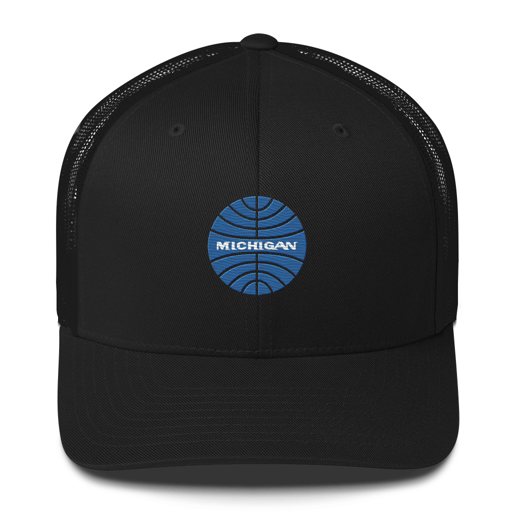 'Michigan' Trucker Hat (Retro Airline Parody)