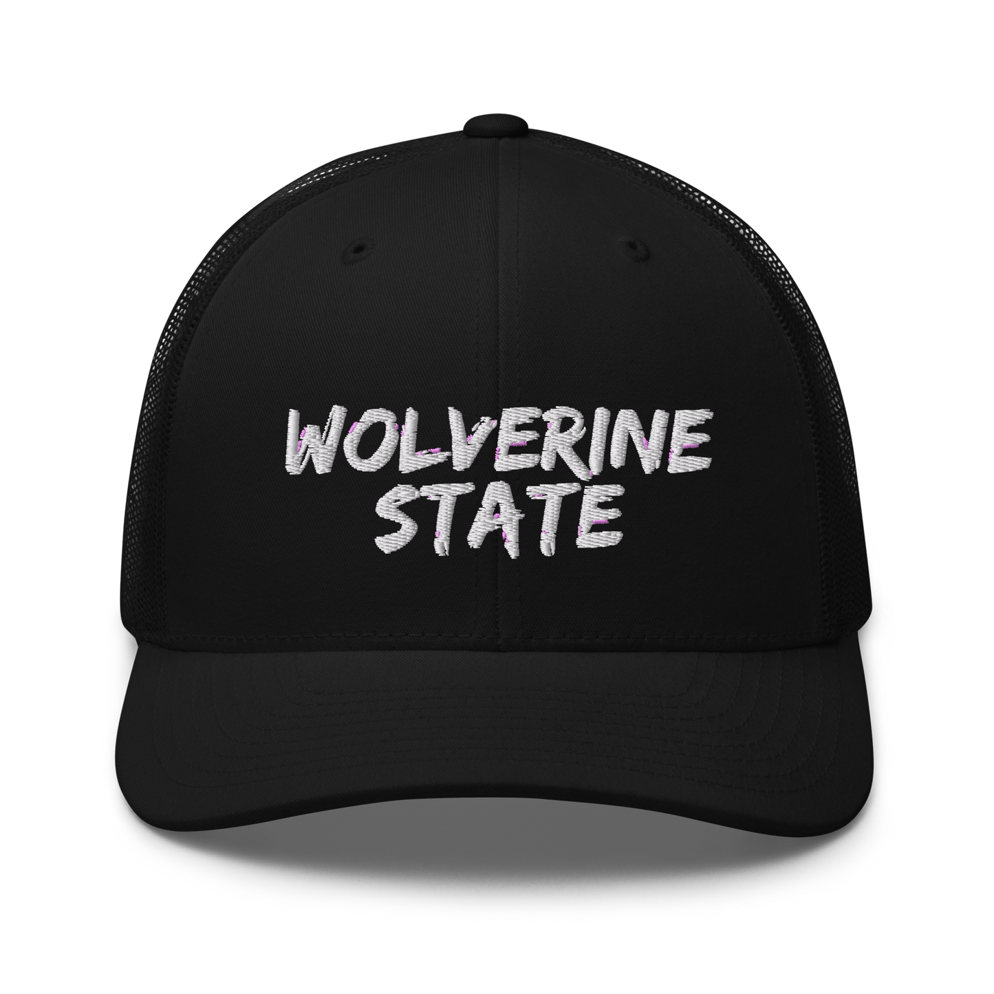 Michigan 'Wolverine State' Trucker Hat (Angry Brush Font)