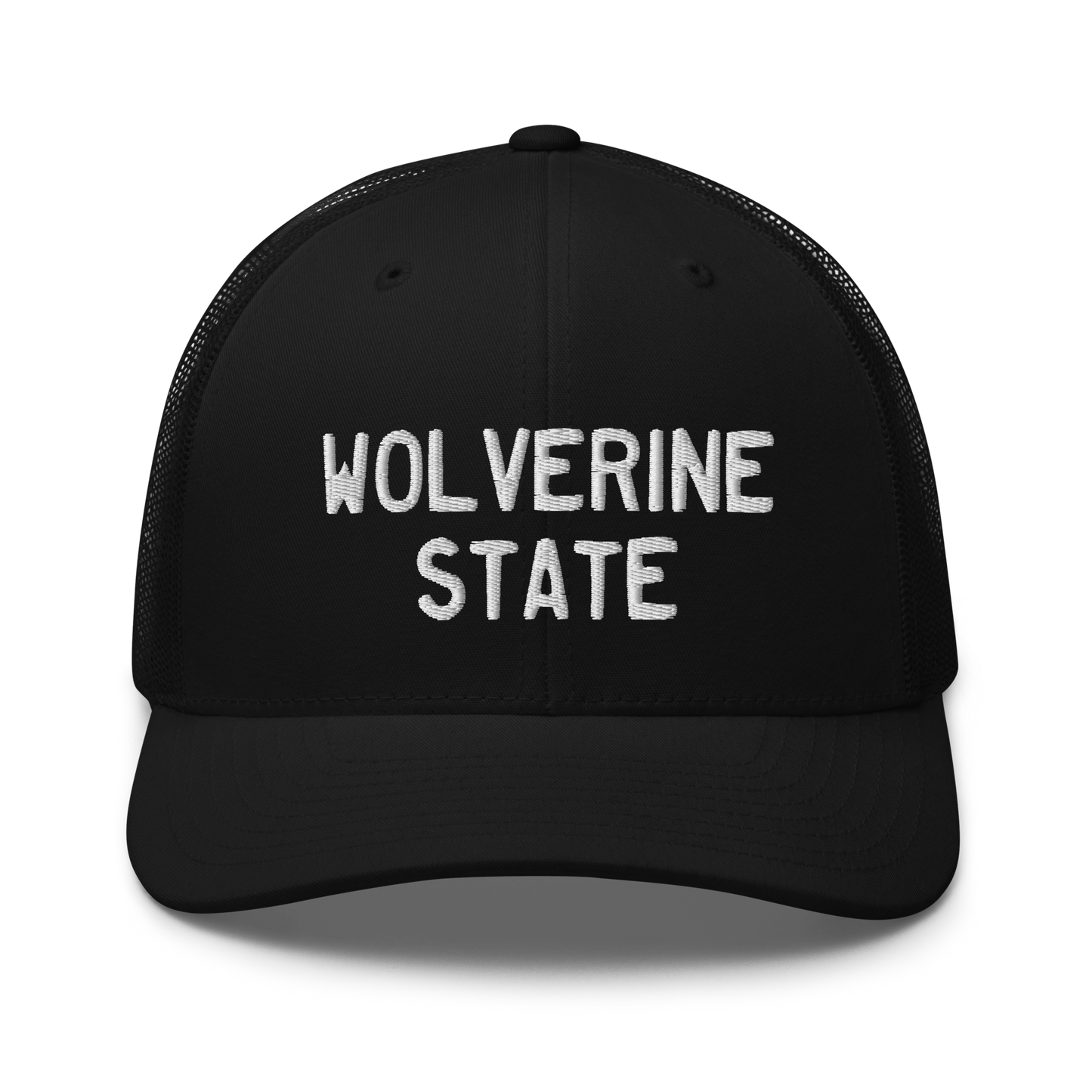 Michigan 'Wolverine State' Trucker Hat (Licence Plate Font)