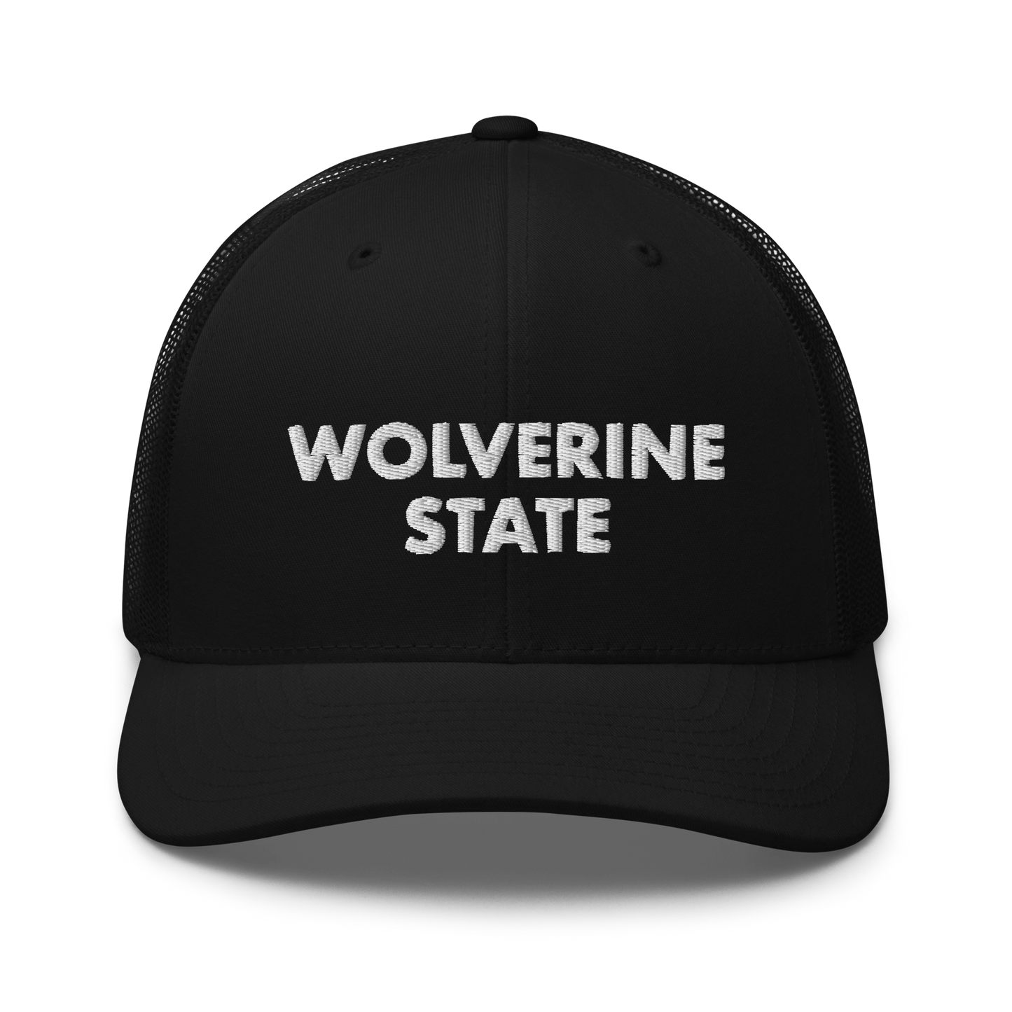 Michigan 'Wolverine State' Trucker Hat (Geometric Sans Font)