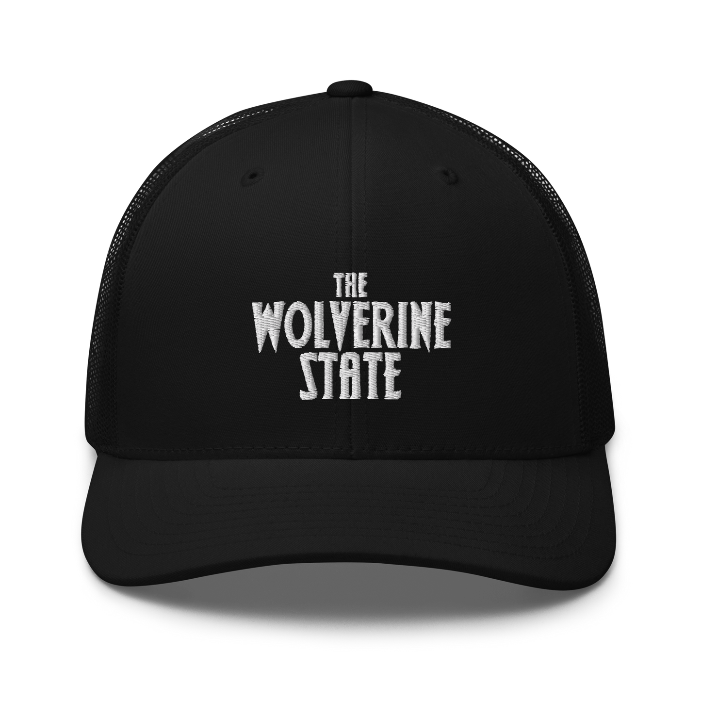 Michigan 'The Wolverine State' Trucker Hat (Vicious Mustelid Font)