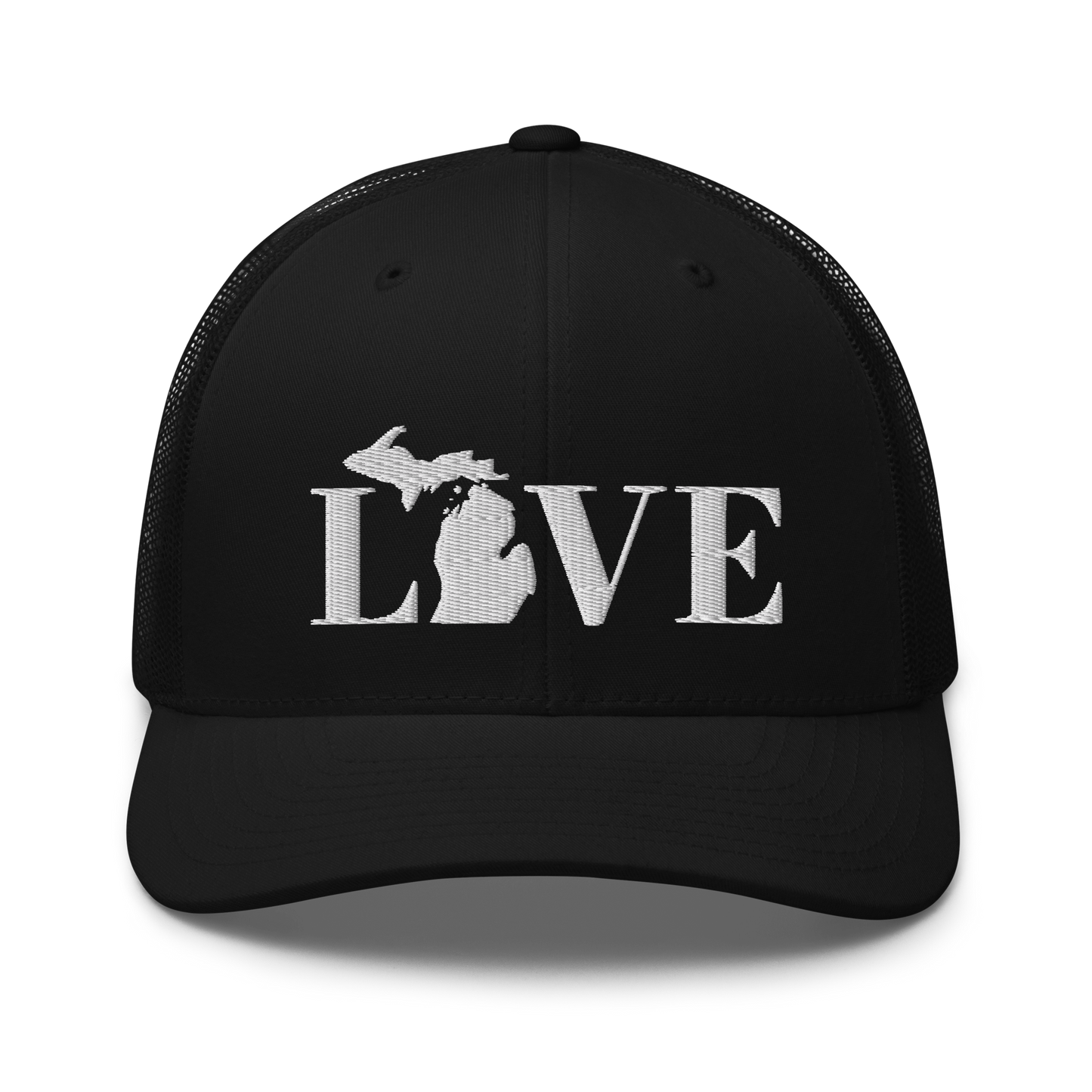 Michigan 'Love' Trucker Hat (Didone Font)