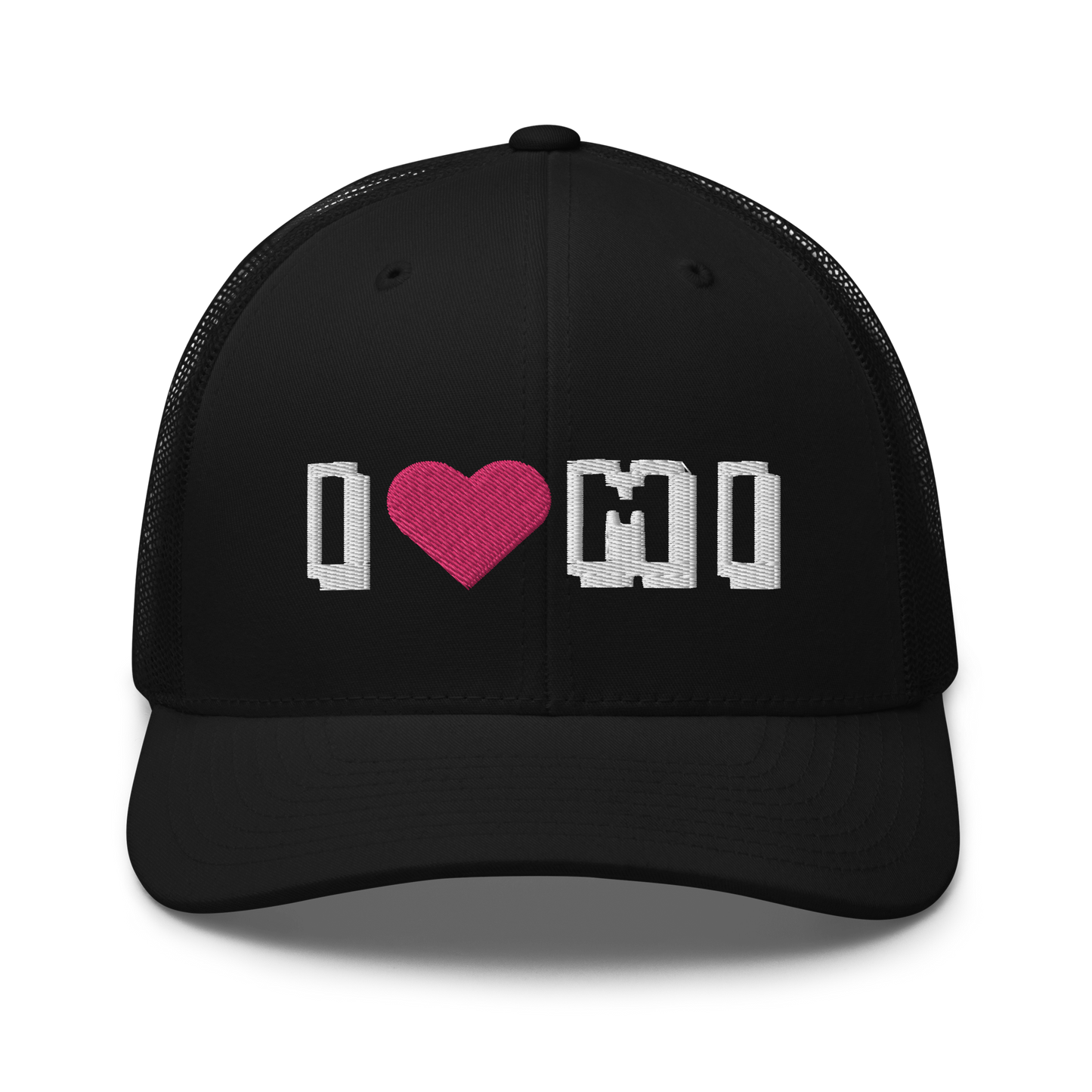 Michigan 'I ❤️ MI' Trucker Hat (Arcade Font)