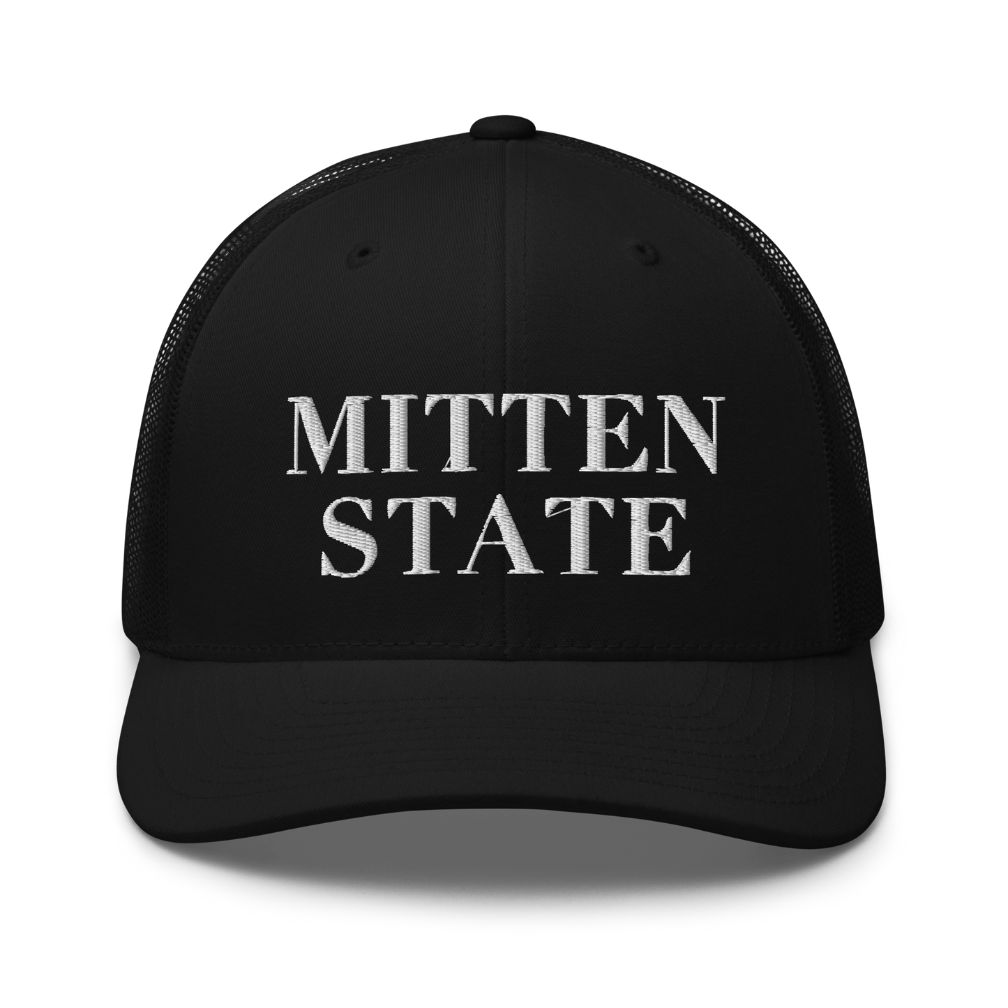 Michigan 'Mitten State' Trucker Hat (Didone Font)