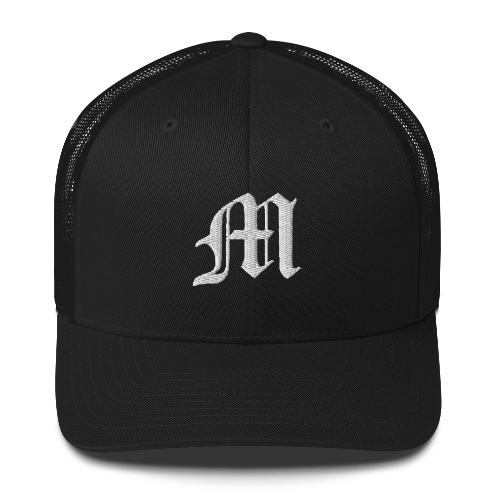 Michigan 'Old English M' Trucker Hat