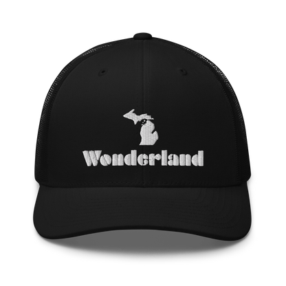 Michigan 'Wonderland' Trucker Hat (Art Deco Font)