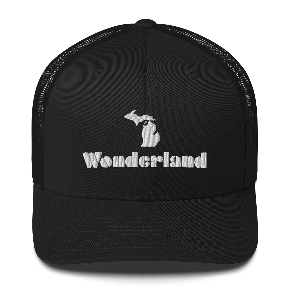 Michigan 'Wonderland' Trucker Hat (Art Deco Font)