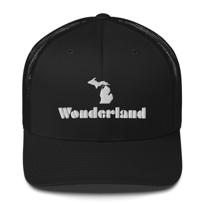 Michigan 'Wonderland' Trucker Hat (Art Deco Font)