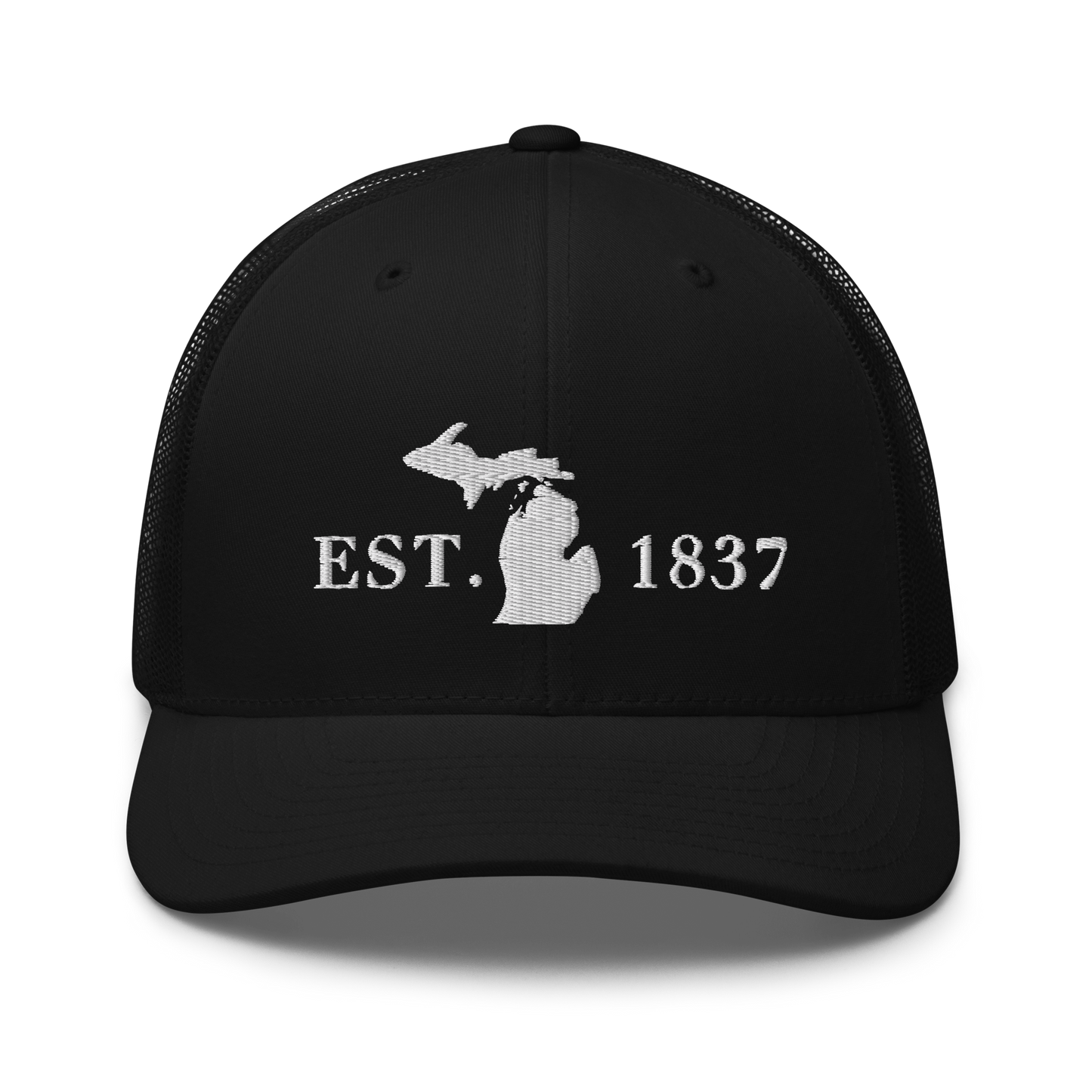 Michigan 'EST 1837' Trucker Hat (Didone Font)