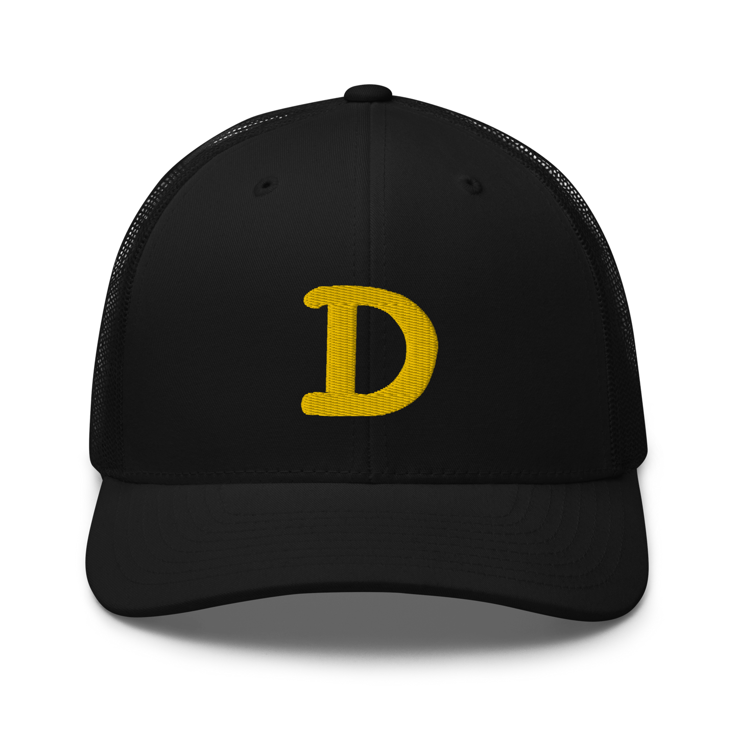 Detroit 'Old French D' Trucker Hat | Gold Embroidery