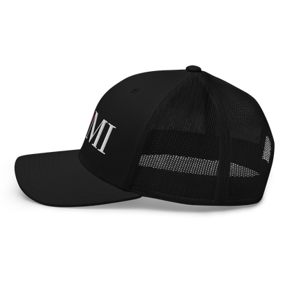 Michigan 'I ❤️ MI' Trucker Hat (Didone Font)