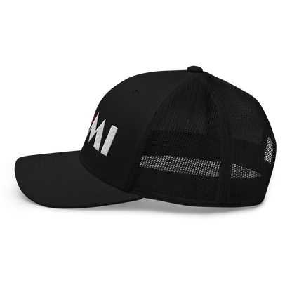 Michigan 'I ❤️ MI' Trucker Hat (Art Deco Font)