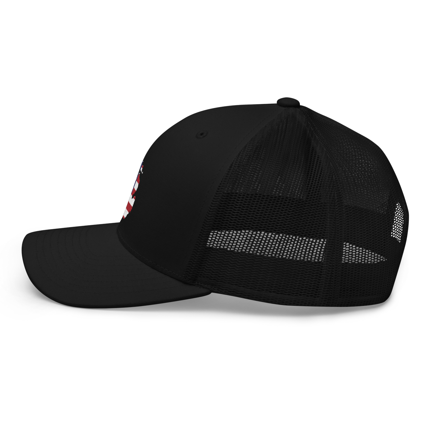 State of Michigan Trucker Hat (w/ USA Flag Outline)