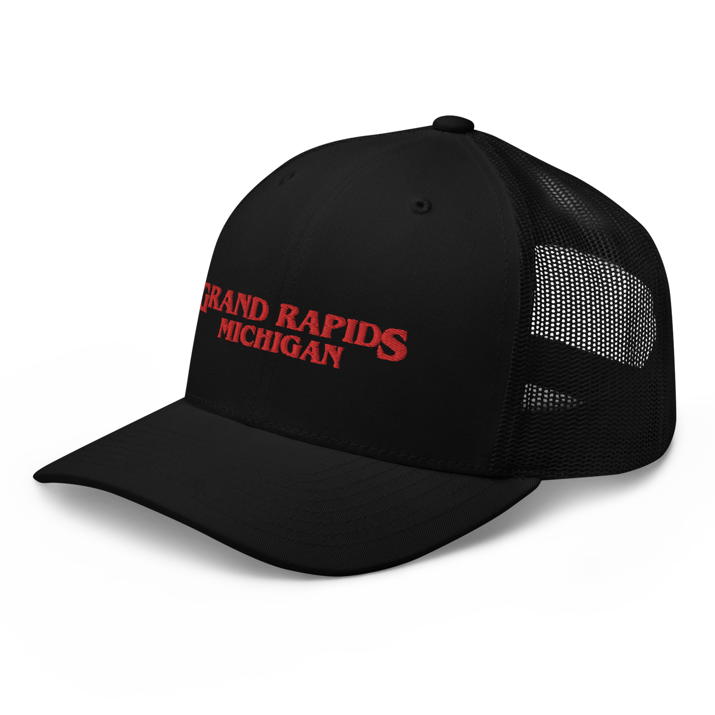 'Grand Rapids Michigan' Trucker Hat (1980s Drama Parody)