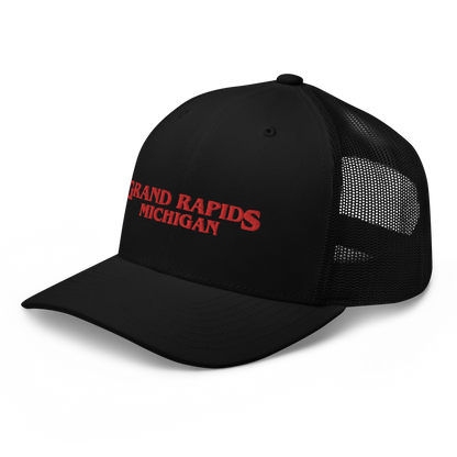 'Grand Rapids Michigan' Trucker Hat (1980s Drama Parody)