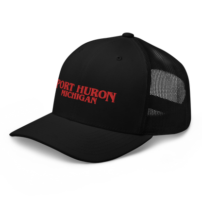 'Port Huron Michigan' Trucker Hat (1980s Drama Parody)