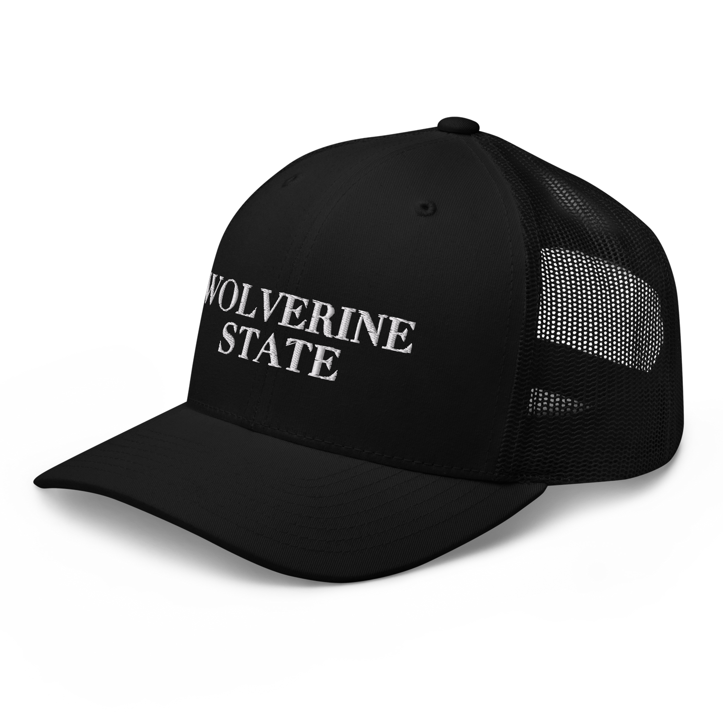 Michigan 'Wolverine State' Trucker Hat (Didone Font)