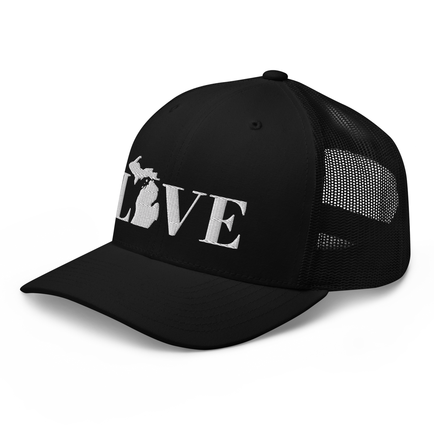 Michigan 'Love' Trucker Hat (Didone Font)