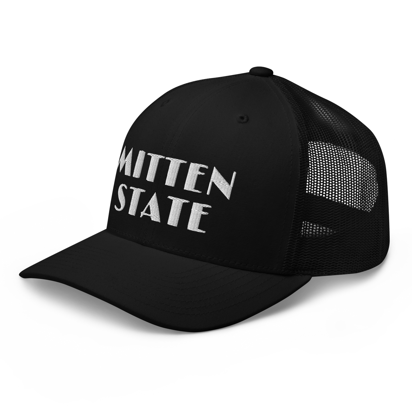 Michigan 'Mitten State' Trucker Hat (Art Deco Font)