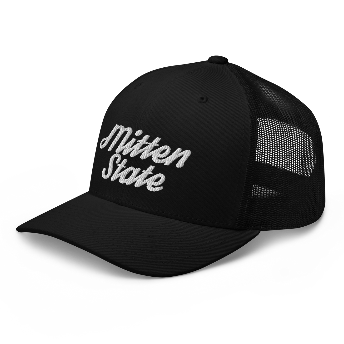 Michigan 'Mitten State' Trucker Hat (Script Font)