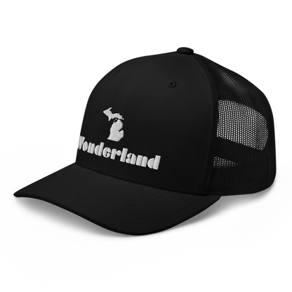 Michigan 'Wonderland' Trucker Hat (Art Deco Font)